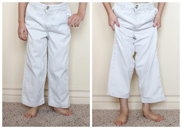 Too Short Pants to Color Blocked Pants