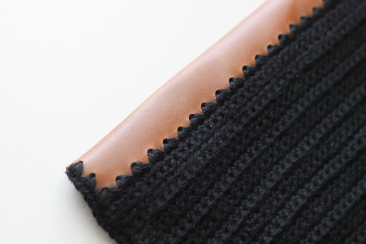 Crocheted Leather Flap Clutch (39 of 66)