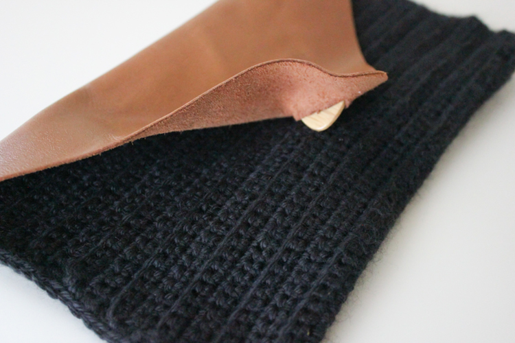 Crocheted Leather Flap Clutch (56 of 66)