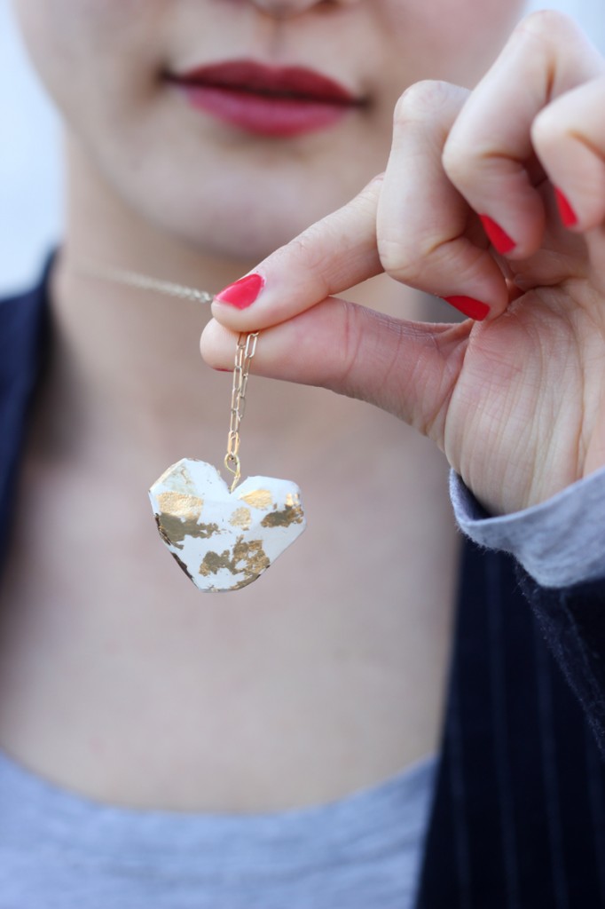 Geometric Clay Necklace Pendant TUTORIAL