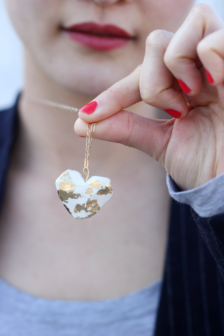 Geometric Clay Necklace Pendant TUTORIAL