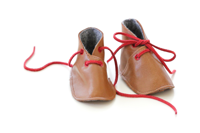 DIY Leather Baby Boy Boots - Free Pattern + Tutorial - Delia Creates (1)