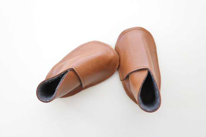 DIY Leather Baby Boy Boots - Free Pattern + Tutorial - Delia Creates (21)