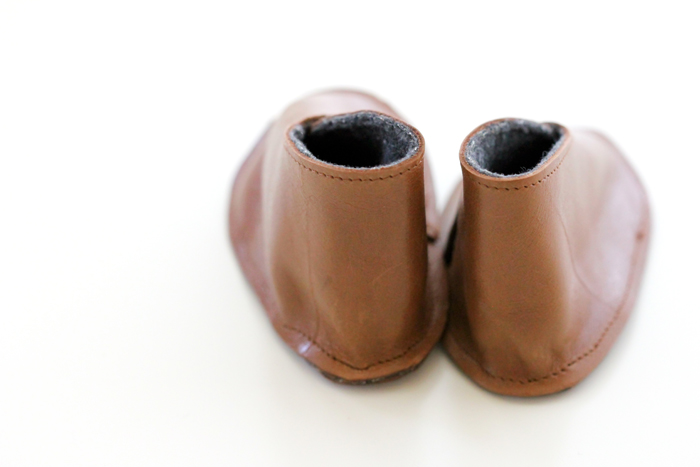DIY Leather Baby Boy Boots - Free Pattern + Tutorial - Delia Creates (4)