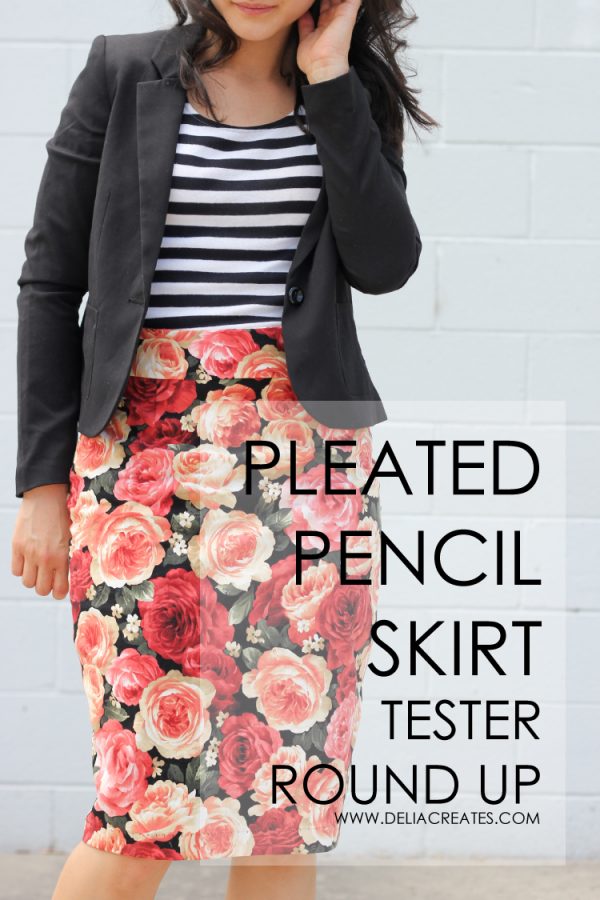 Pleated Pencil Skirt Tester Round Up