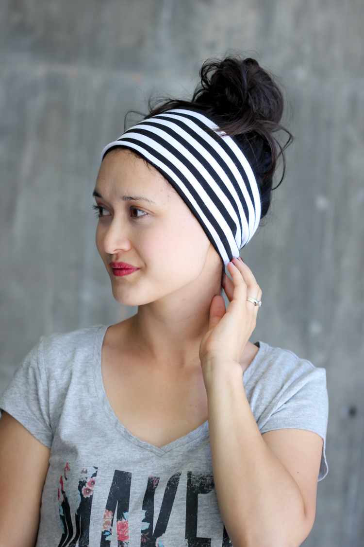 DIY Headwrap Band TUTORIAL - Delia Creates