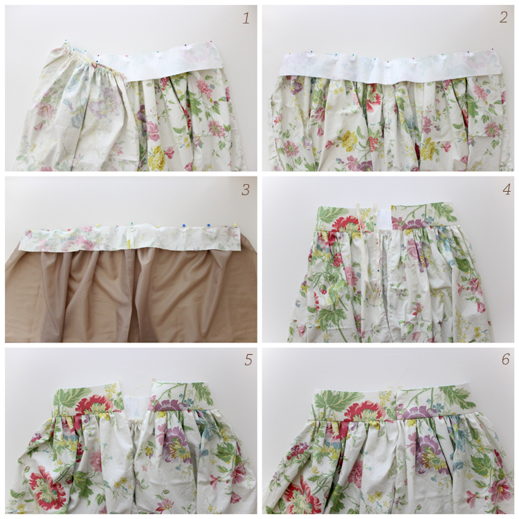 Full gathered skirt online pattern