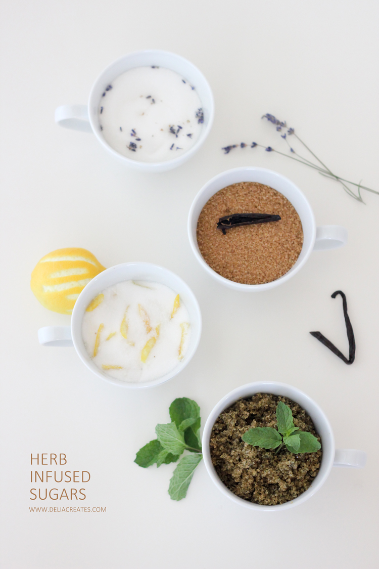 Herbed Sugars - Delia Creates