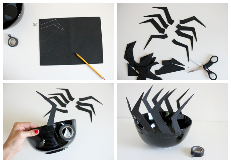 DIY Spider Candy Bowl ( Delia Creates)