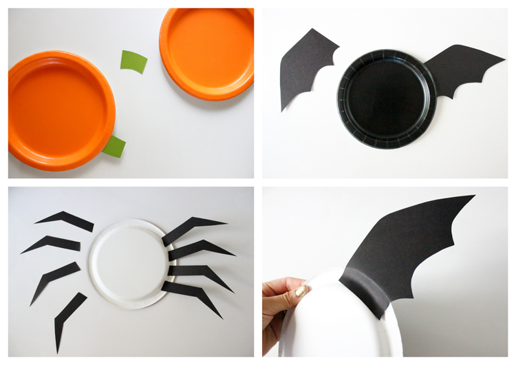 DIY Halloween Paper Plates