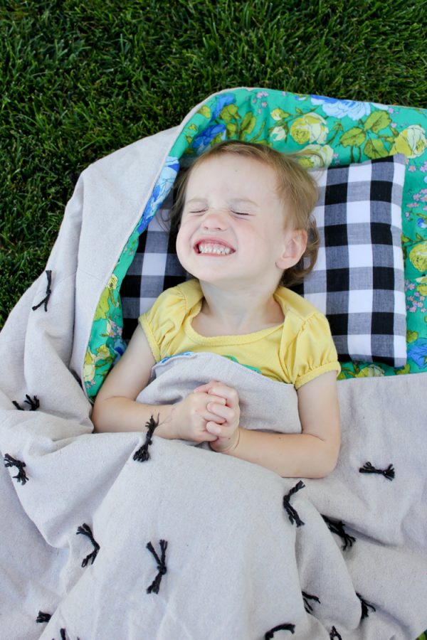 DIY Toddler Sleeping Bag TUTORIAL