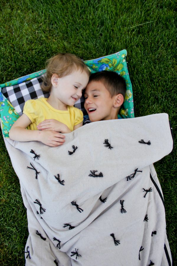 DIY Toddler Sleeping Bag TUTORIAL