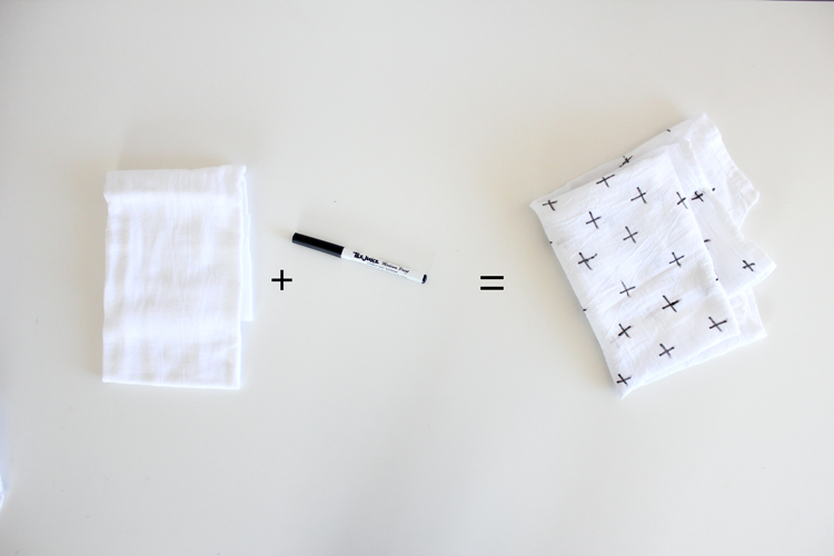DIY Flour Sack Towels // Delia Creates
