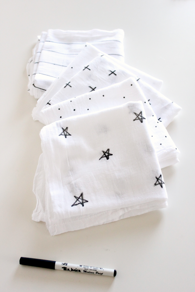 DIY Flour Sack Towels // Delia Creates