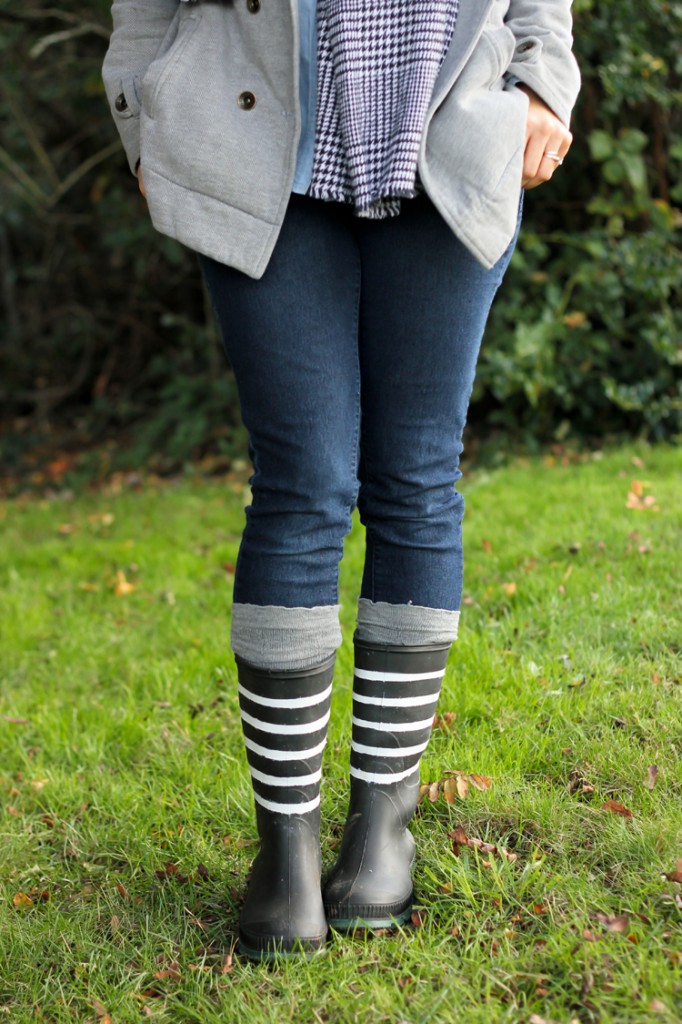 Spray Painted Rain Boots