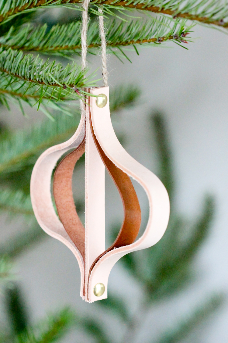 Leather Christmas Ornament
