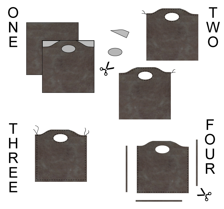 Easy four step leather tote tutorial via www.deliacreates.com