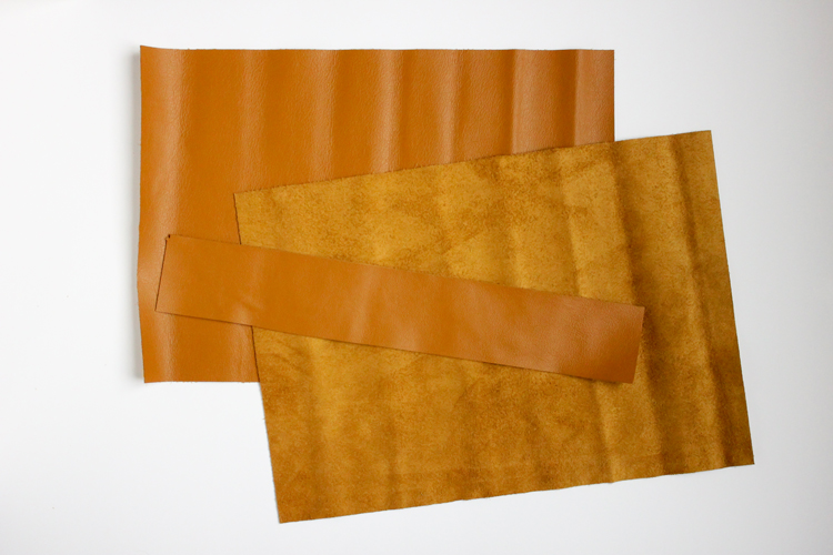 DIY Leather Strap Clutch Tutorial // Delia Creates