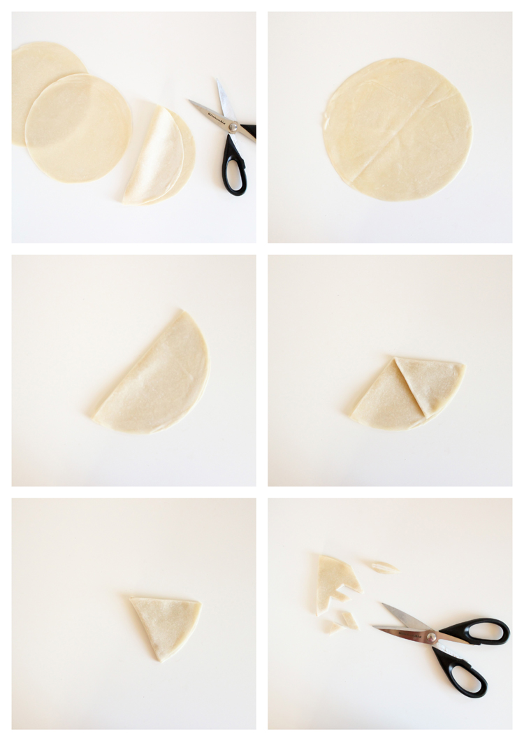 Easy Snowflake Tortillas // Delia Creates