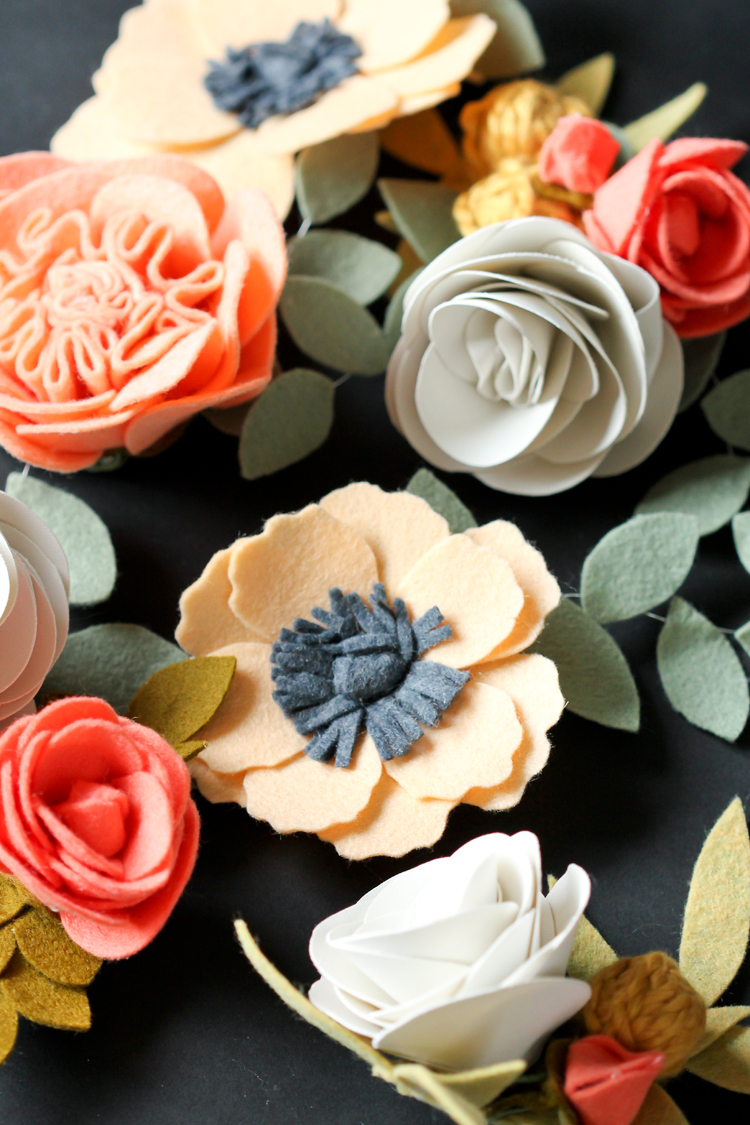 Three Simple Felt Flower Tutorials