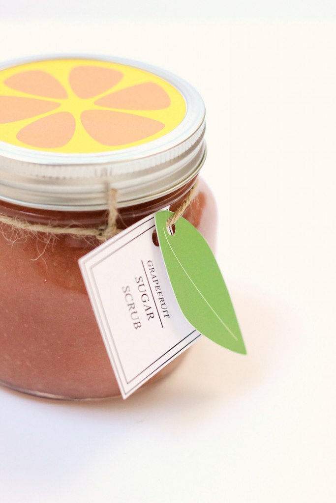 Citrus Sugar Scrubs Recipes and Free Printable!
