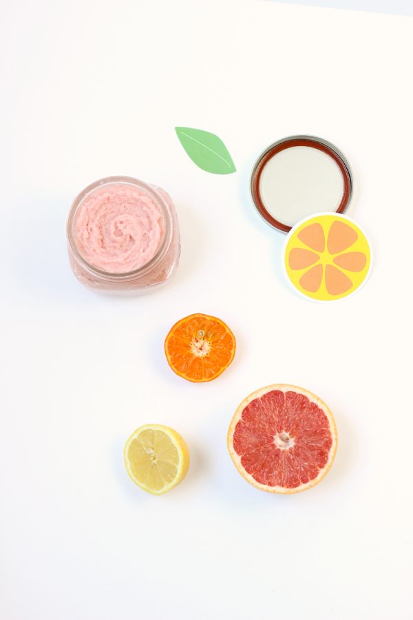 Citrus Sugar Scrubs Recipes and Free Printable!