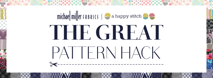 Sunki Dress Pattern by Figgy's // Indigo Yukie fabric from Michael Miller // button closure pattern hack by Delia Creates