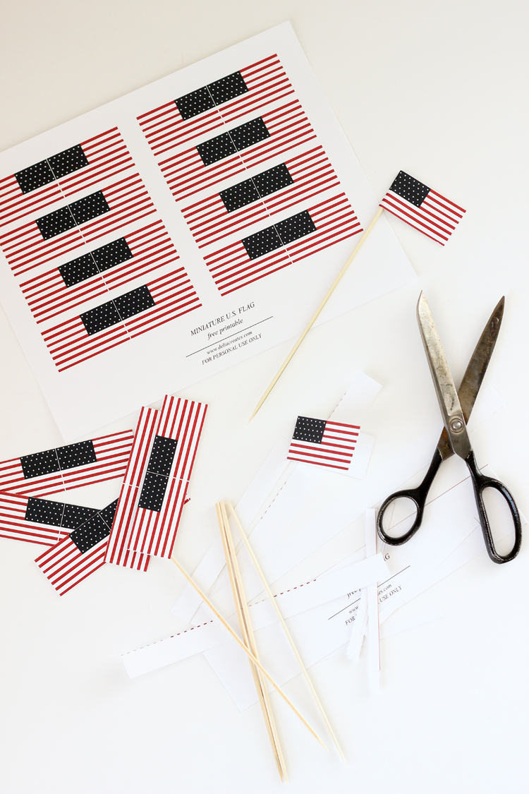 Free Printable Miniature U S Flags