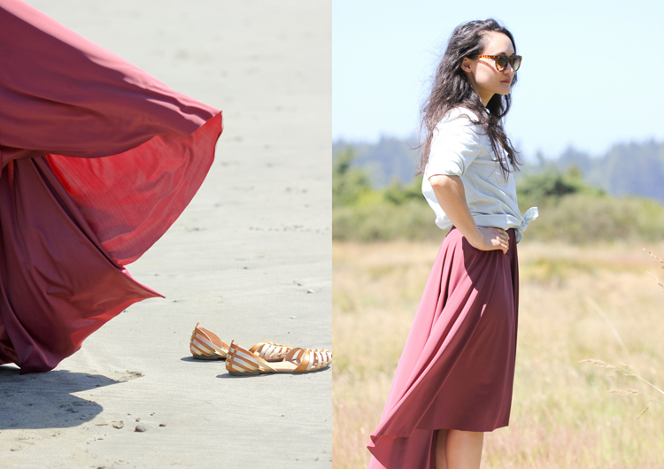DIY Fishtail Circle Skirt TUTORIAL // Delia Creates