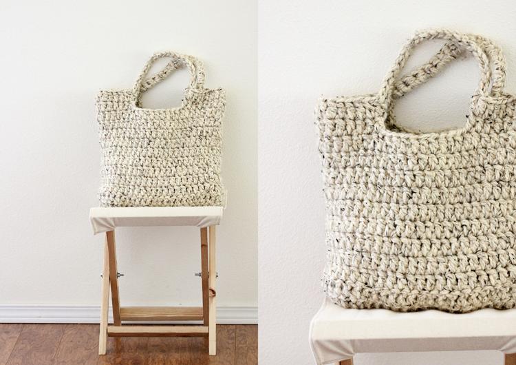 FREE crochet pattern : sturdy market tote // Delia Creates