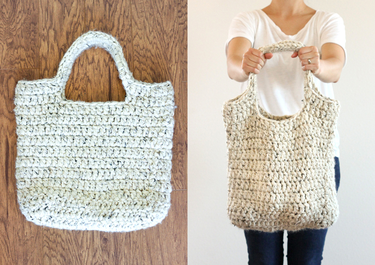 Chunky Crochet Tote Bag: Free Pattern