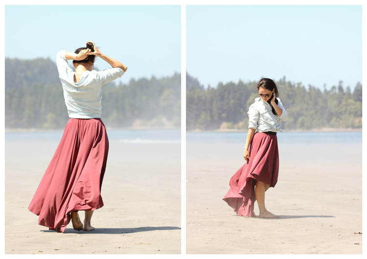 DIY Fishtail Circle Skirt TUTORIAL // Delia Creates