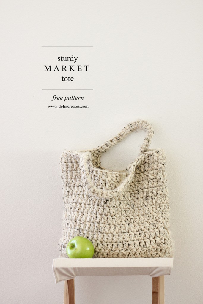 Free Crochet Pattern Sturdy Market Tote