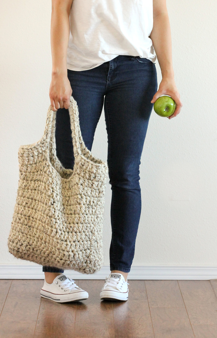 Free Crochet Pattern: Sturdy Market Tote