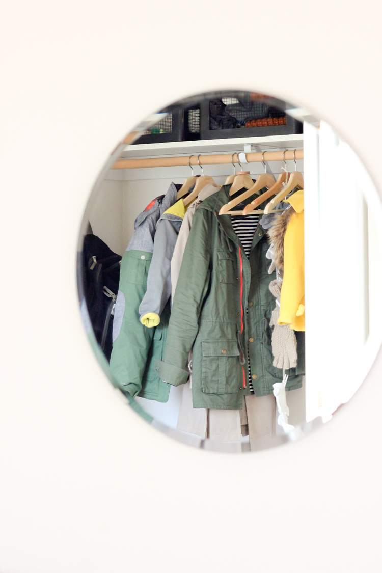 Coat Closet Organization // Delia Creates
