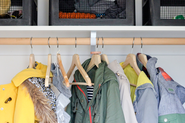 Coat Closet Organization