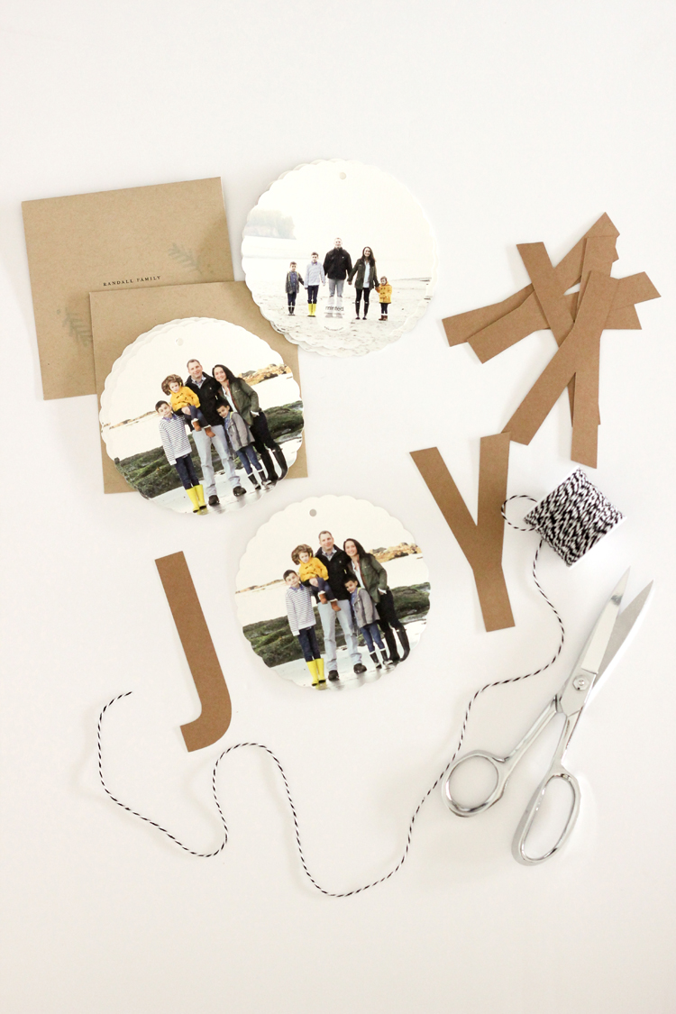 "JOY" Bunting Christmas Card DIY // Delia Creates