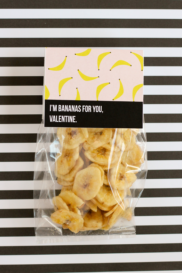 Banana Valentine - FREE PRINTABLE // www.deliacreates.com