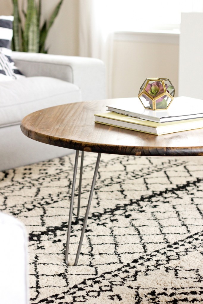 Hairpin Leg Coffee Table TUTORIAL