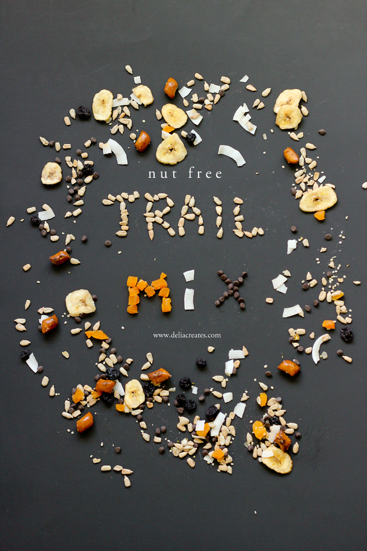 Easy, Healthy Nut-Free Trail Mix Recipe // www.deliacreates.com