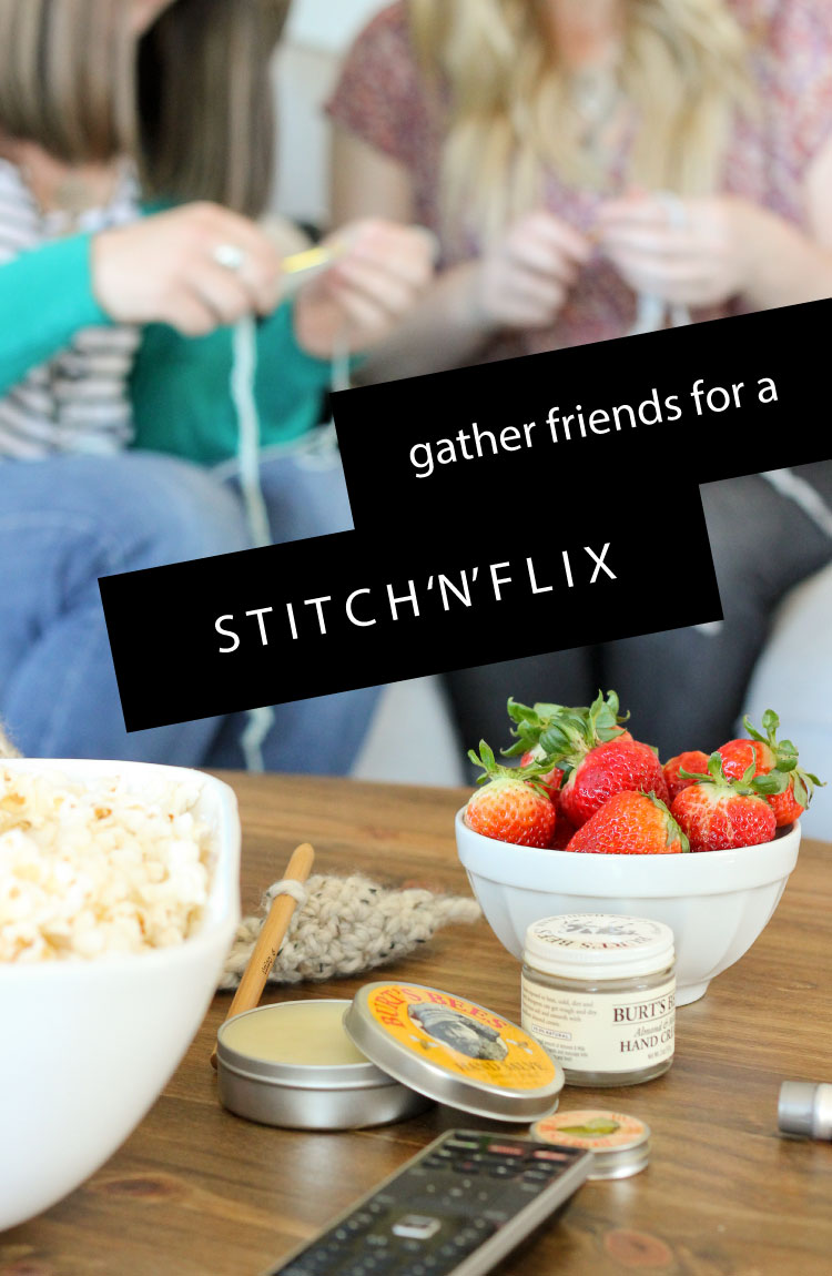Gather Friends for a Stitch 'n' Flix Party + 15 Easy Crochet Projects // www.deliacreates.com
