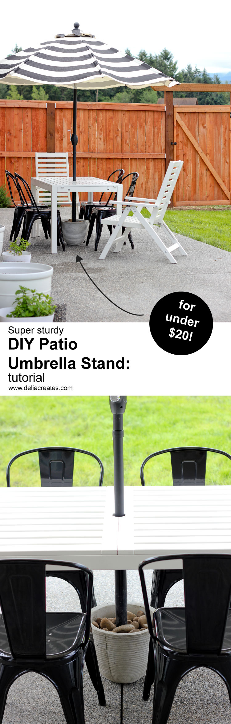 garden umbrella stand base