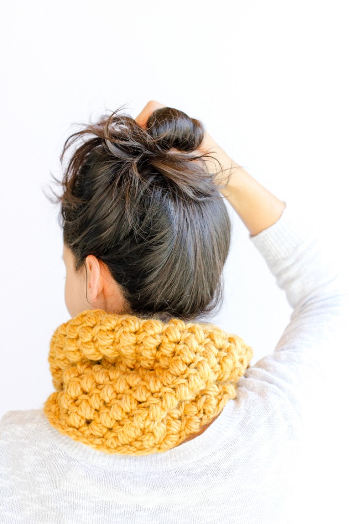 Bean Stitch Cowl – FREE PATTERN