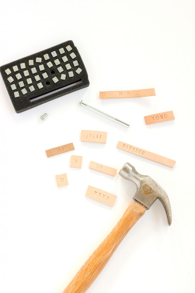 Stamped Leather Labels TUTORIAL