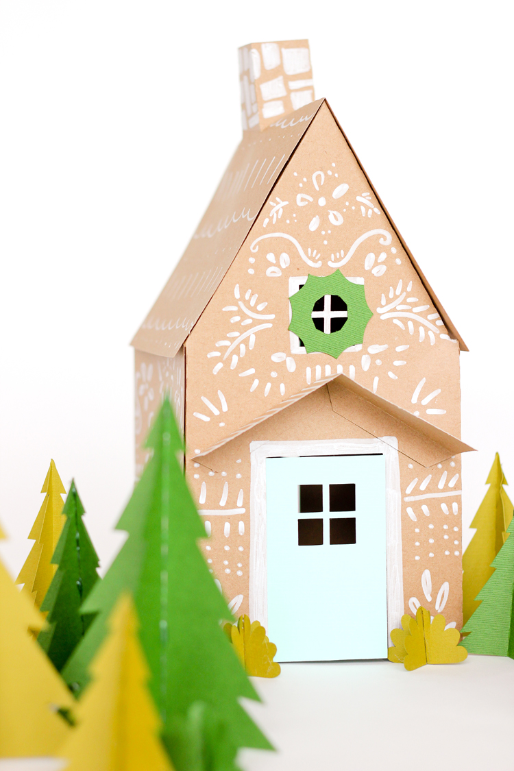  Maisons de vacances en papier - modèles gratuits! // www.délices créés.com 