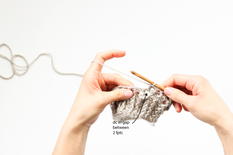 Skip Twist Cabled Beanie - FREE Crochet Pattern // www.deliacreates.com
