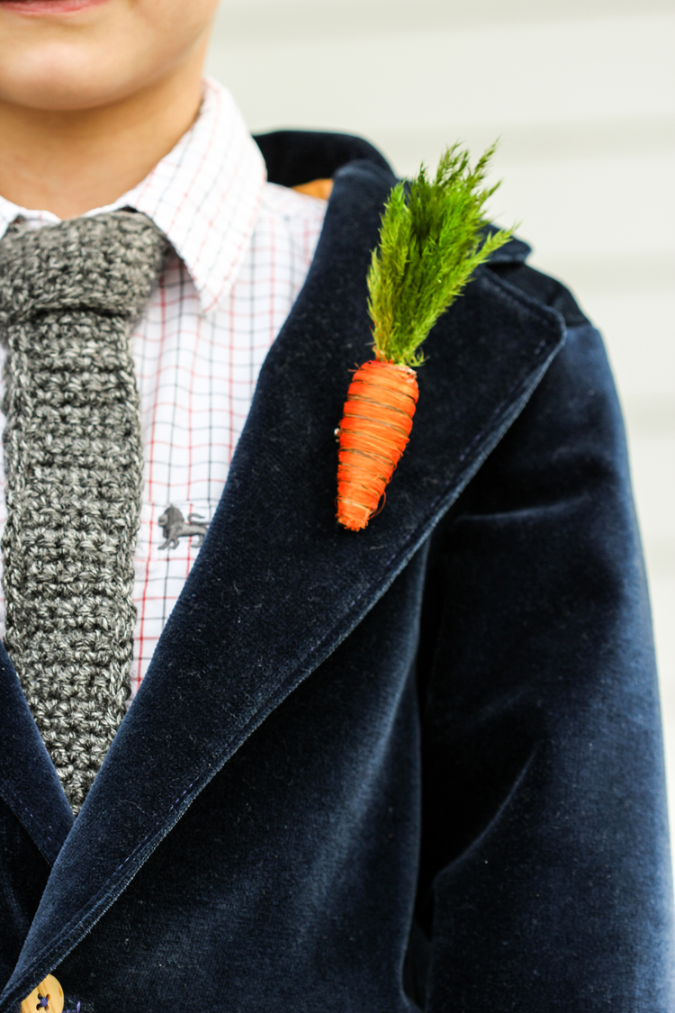 Carrot Boutonnieres // www.deliacreates.com