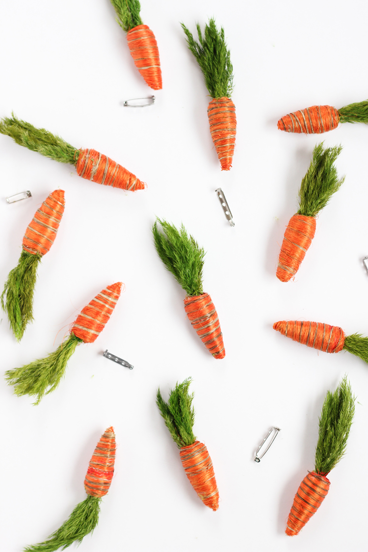 Carrot Boutonnieres // www.deliacreates.com