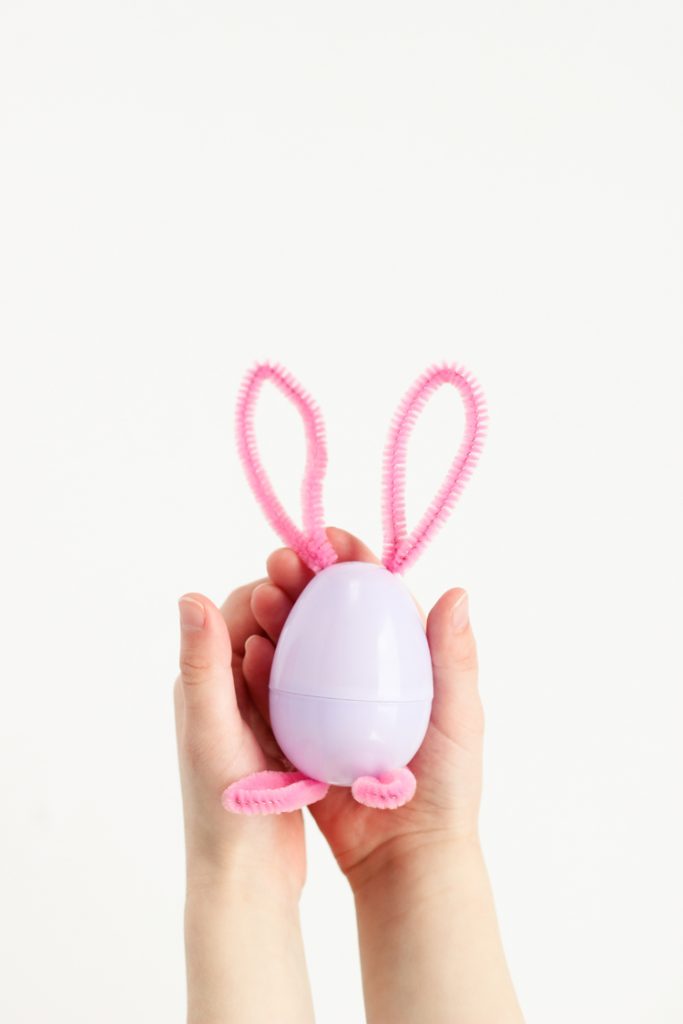 Pipe Cleaner Bunny Easter Eggs