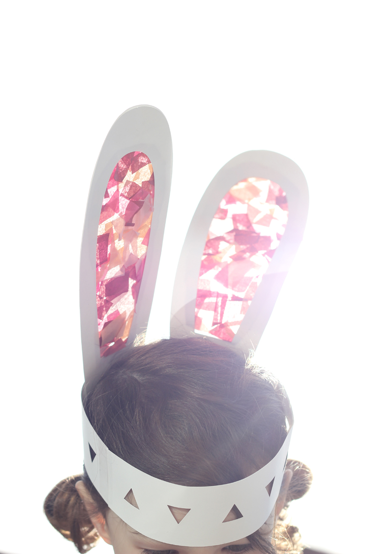 Sun Catcher Bunny Ears // www.deliacreates.com